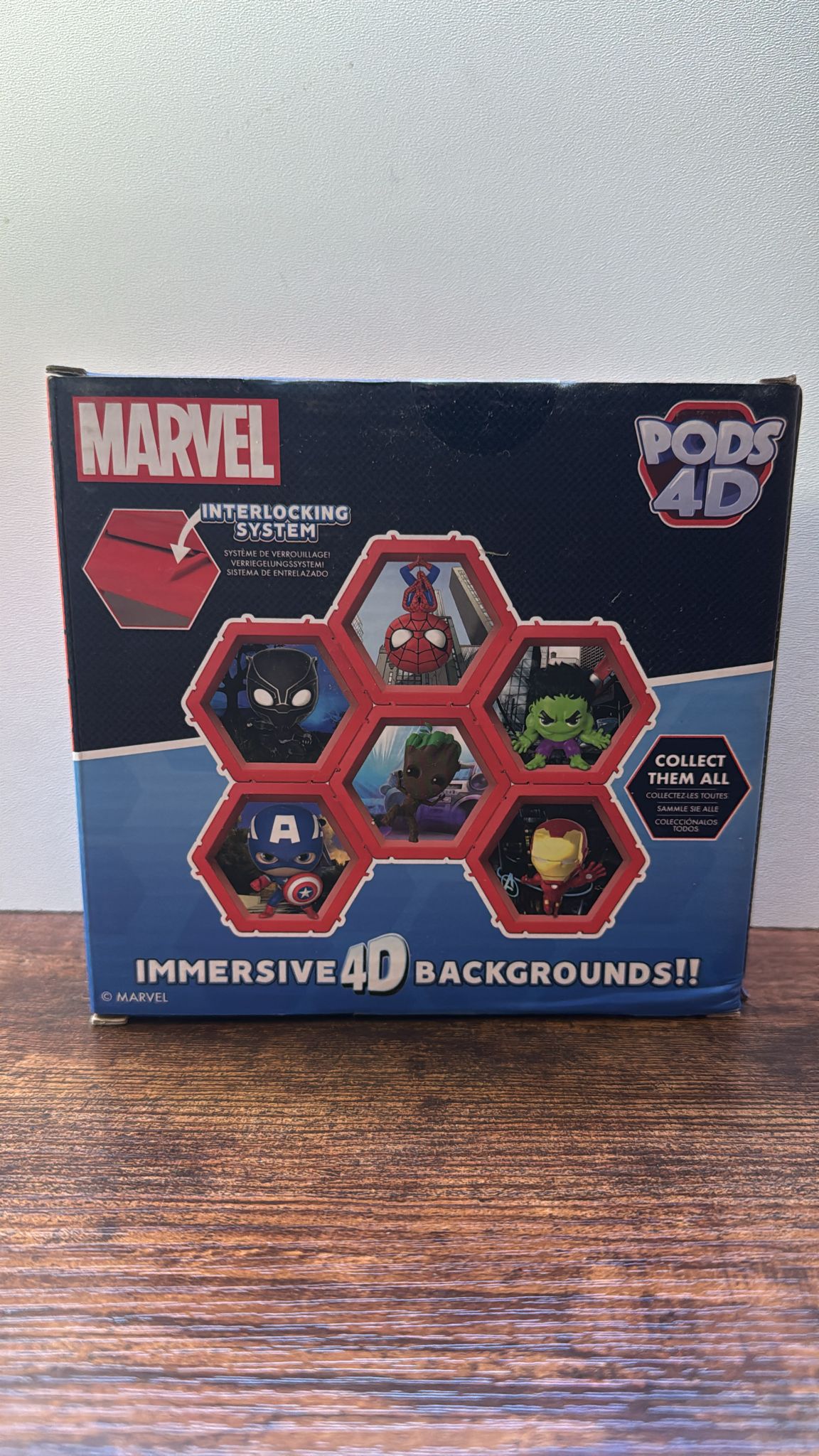 Marvel Pods 4D – Sammelfigur mit interaktivem Display‑Pod