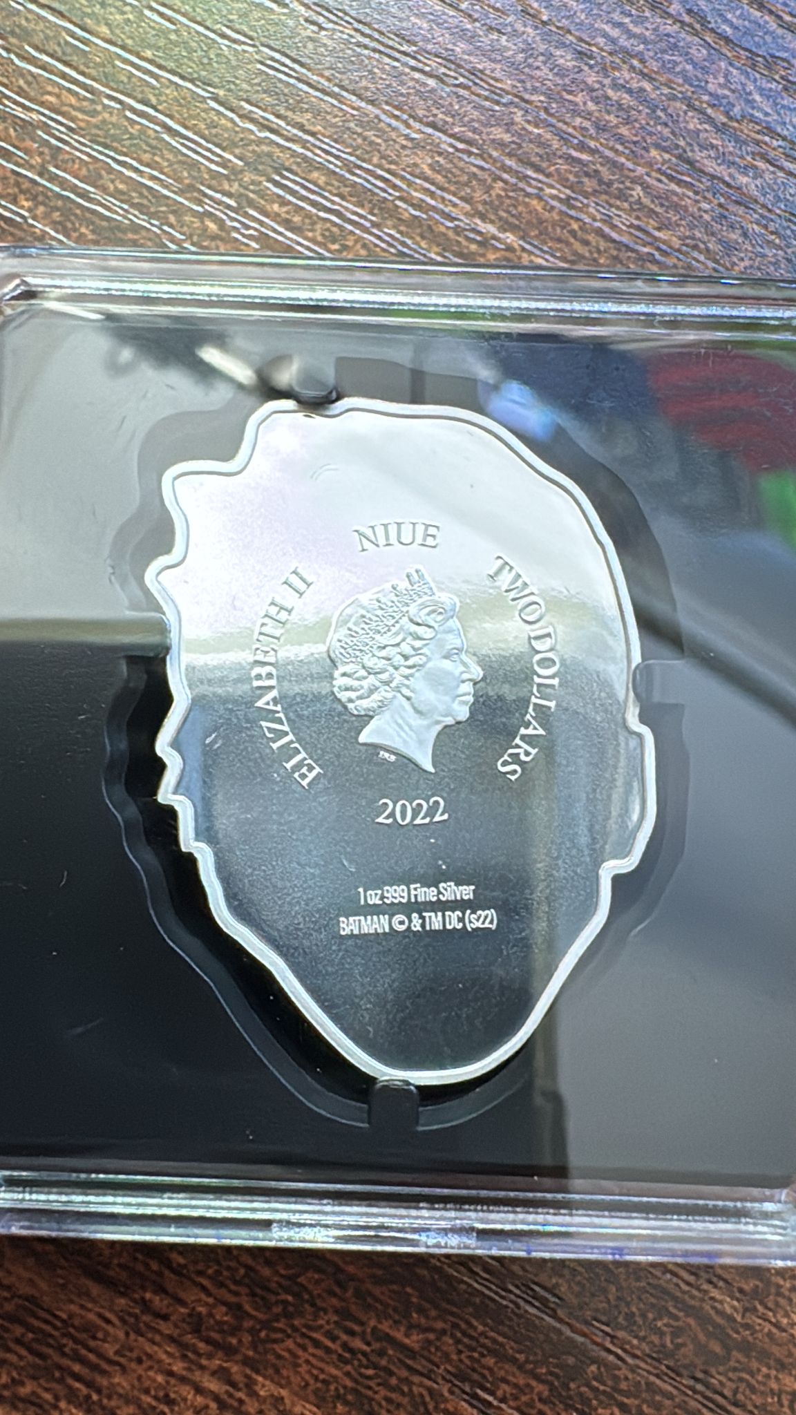 TWO FACE Faces of Gotham 1 Oz Silbermünze 2$ Dollar Niue 2022