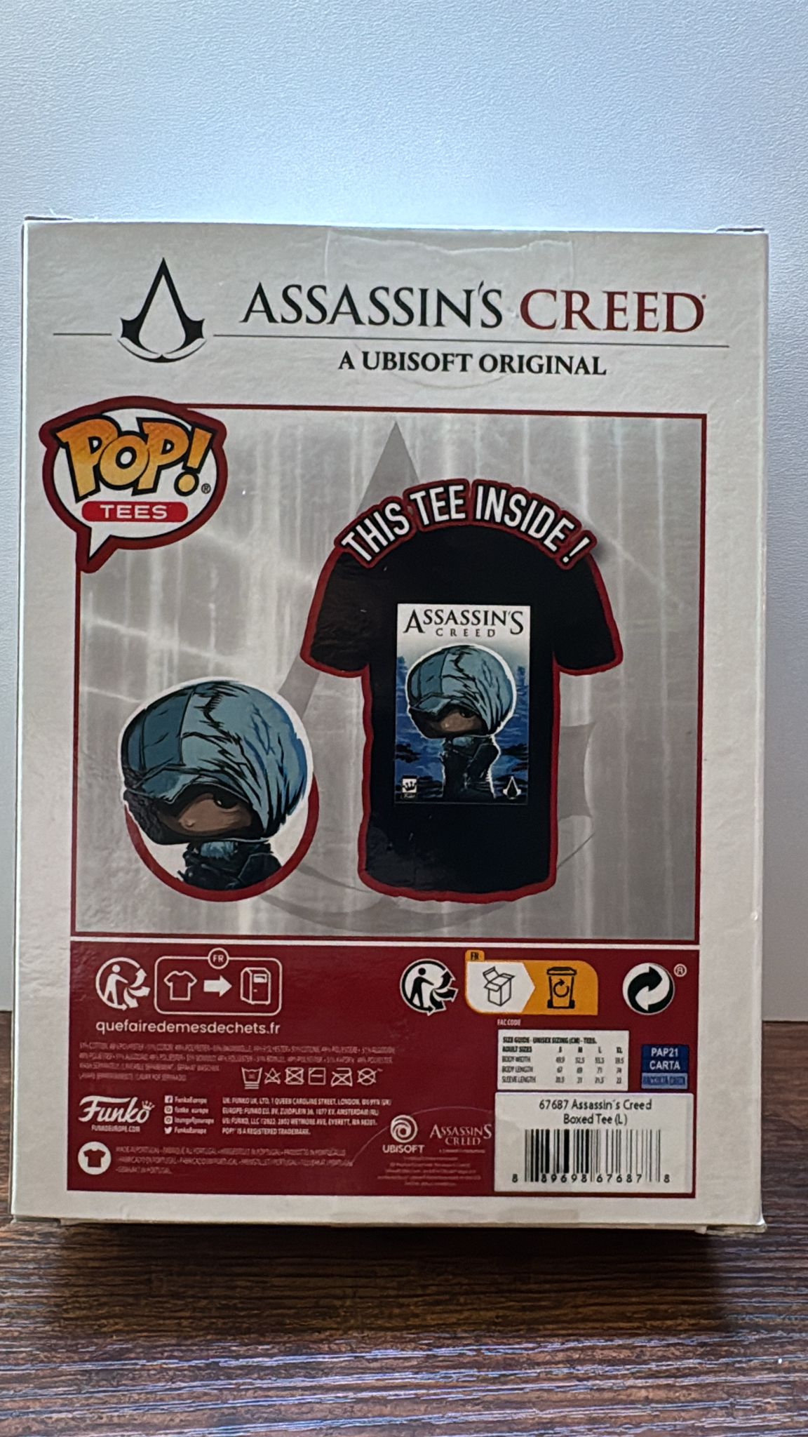 Funko POP Boxed Tees Assassins Creed T-Shirt (L)