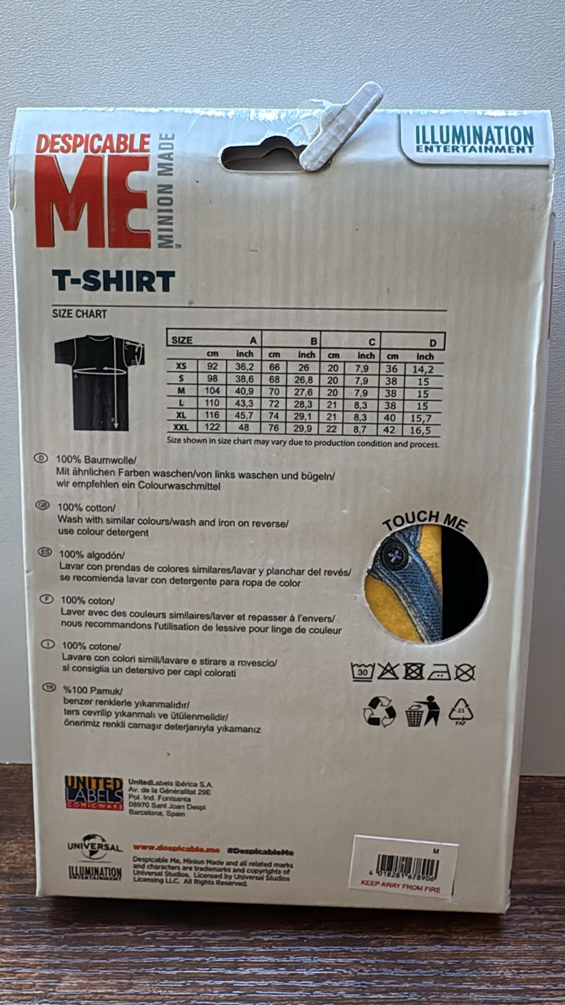 Minions Despicable Herren T-Shirt in schwarz