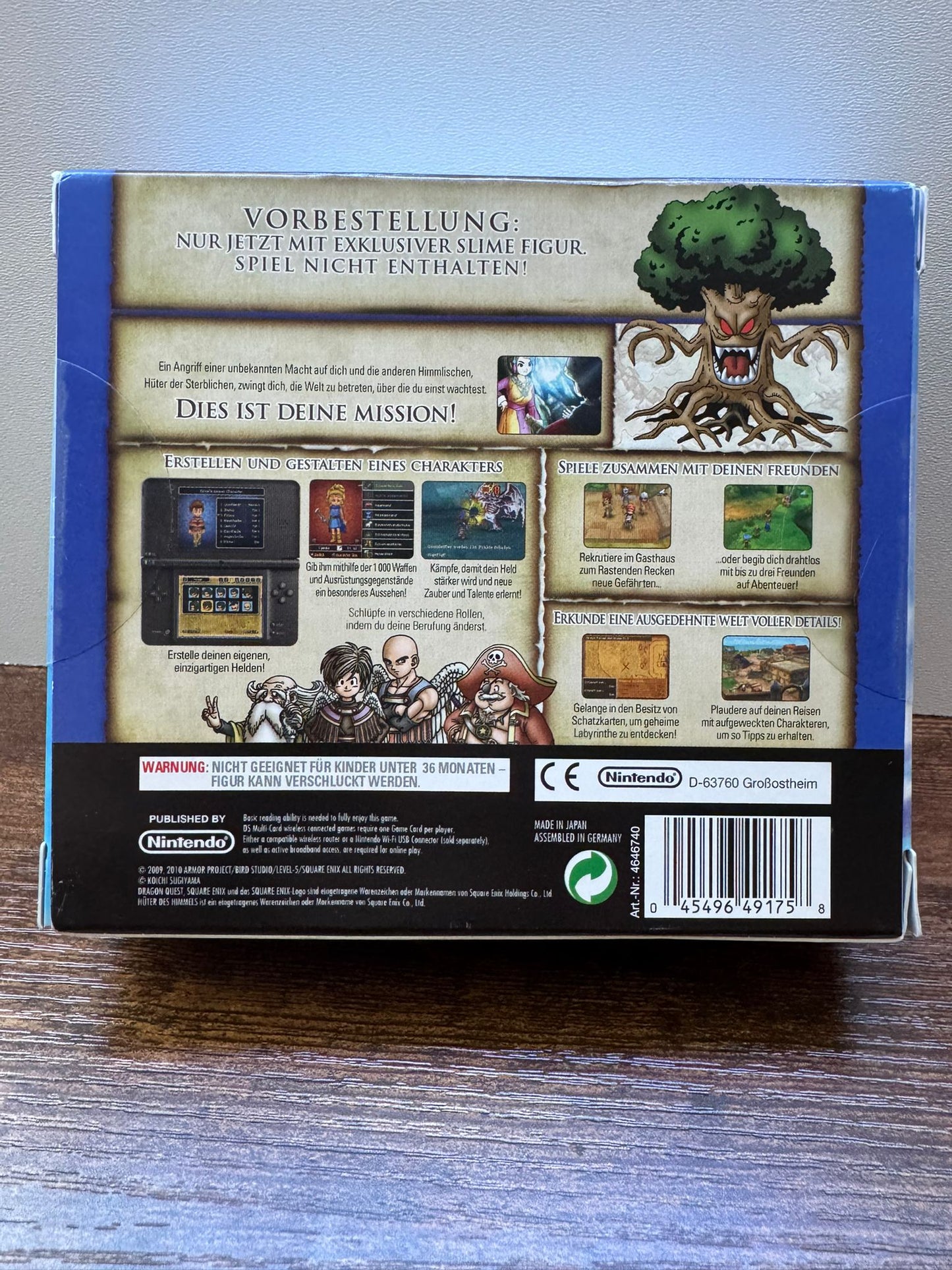 Dragon Quest Nintendo Vorbesteller Box Hüter Des Himmels OVP Neu