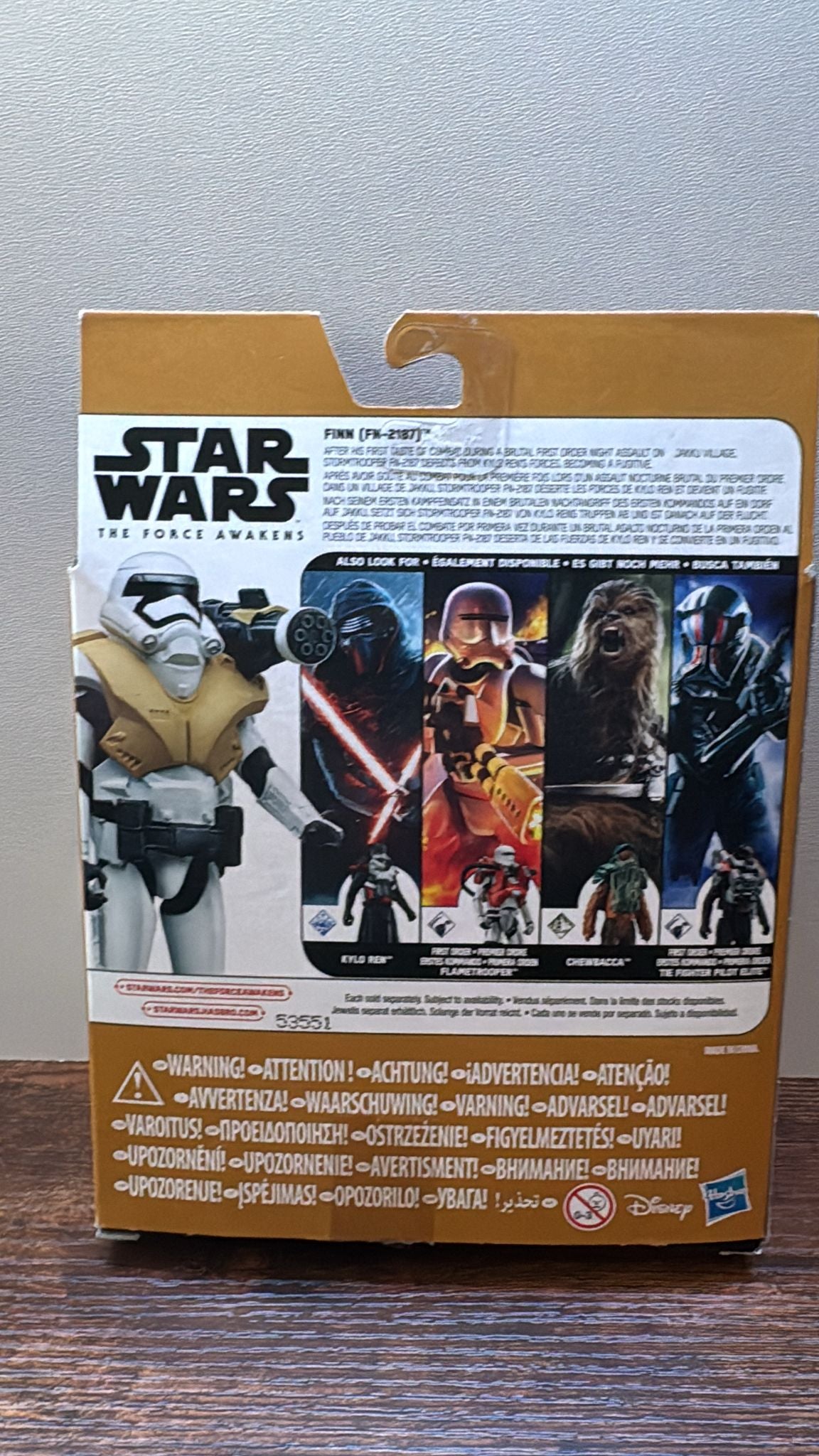 Hasbro Star Wars B6591 Figur Finn (FN-2187)
