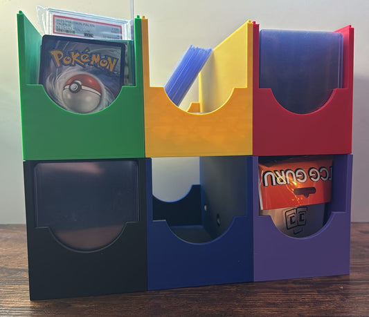 Modulares Toploader‑Stapelsystem aus PLA - One Piece Set (1 x 6 Farben)