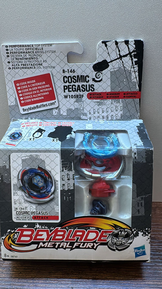 Beyblade Metal Fury COSMIC PEGASUS B-146 W105R2F