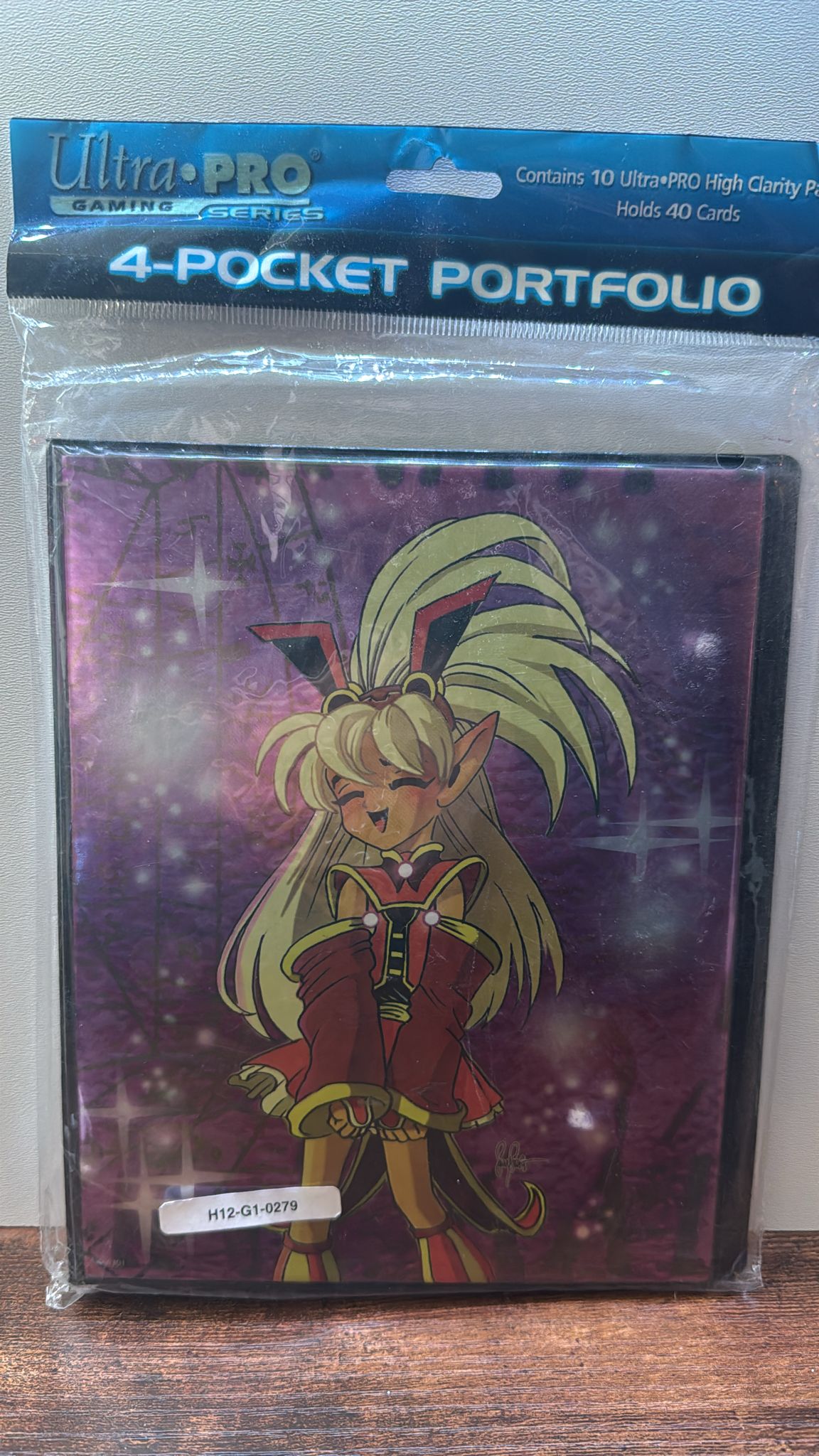 Yu Gi oh 4 pocket portfolio binder 40 cards Ultra PRO
