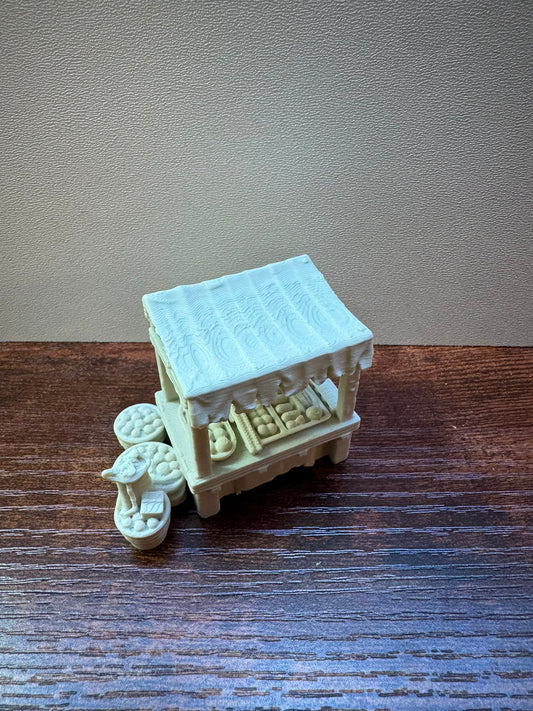 🏰 Tabletop‑Marktstand aus PLA
