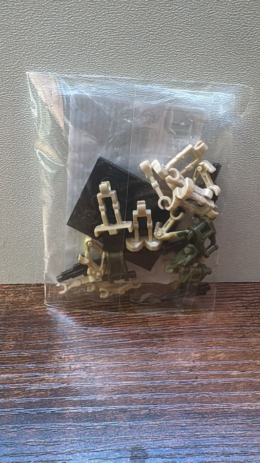 4 Kampfdroiden Klemmbausteine