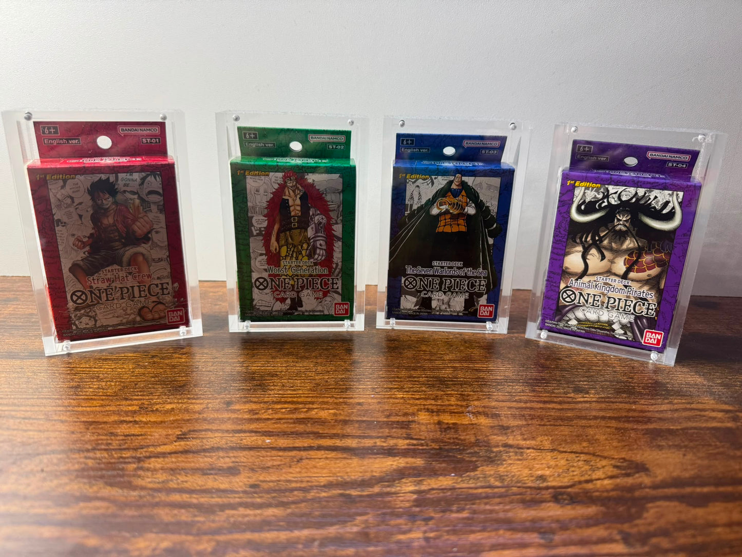 🏴☠️ – One Piece Card Game Pre‑Release Starter Decks (1st Edition)